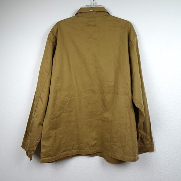 Polo Ralph Lauren Chore Jacket Men's Size XL Brown Shacket Overshirt Twill - Picture 6 of 10